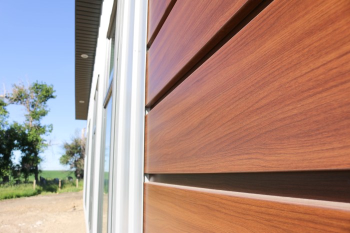 Steel woodgrain forma siding wood metal like looks canada western