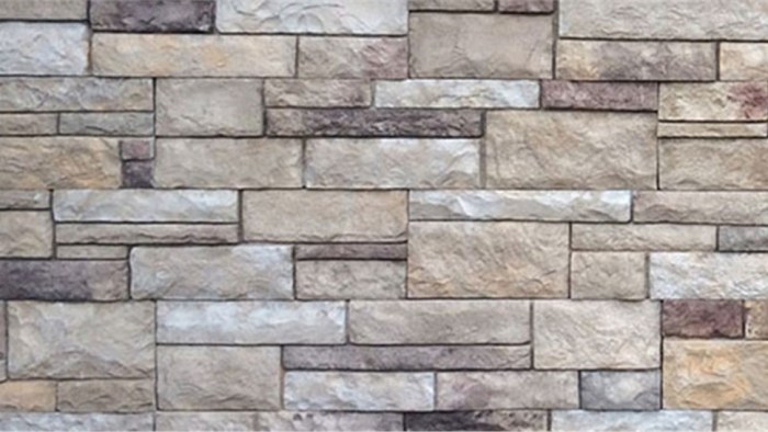 Stone faux veneer fieldstone gem ply lowes sq easton ft