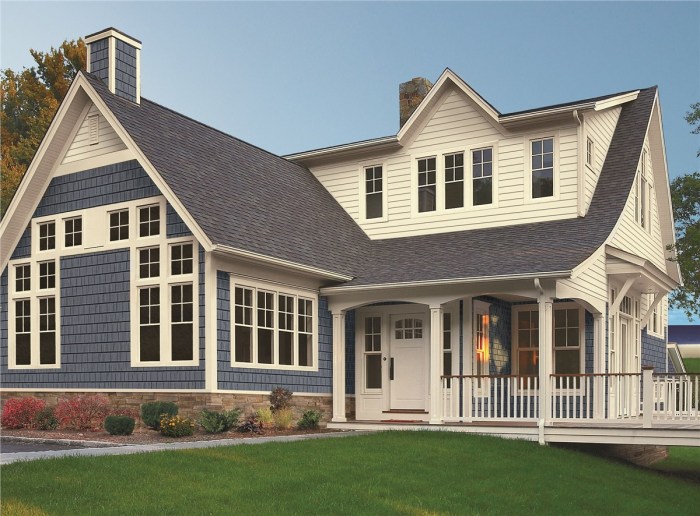 Siding vinyl windows